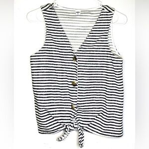 Old Navy Striped Tank Top with Knot